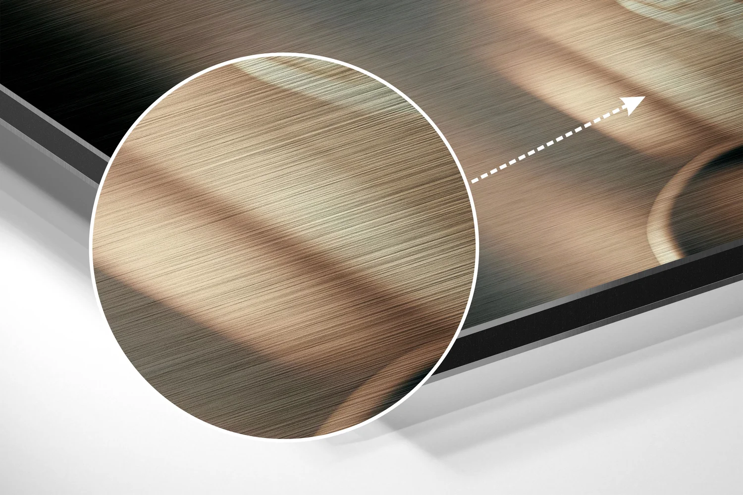 Marilyn Monroe Brushed Aluminum Dibond Wall Art - Image 3