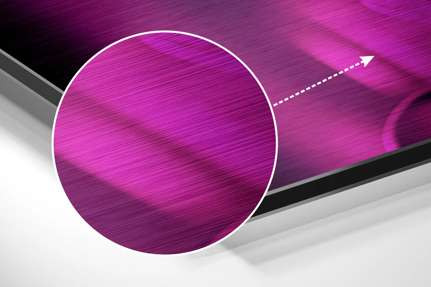 Marilyn Monroe Brushed Aluminum Dibond Wall Art - Image 3