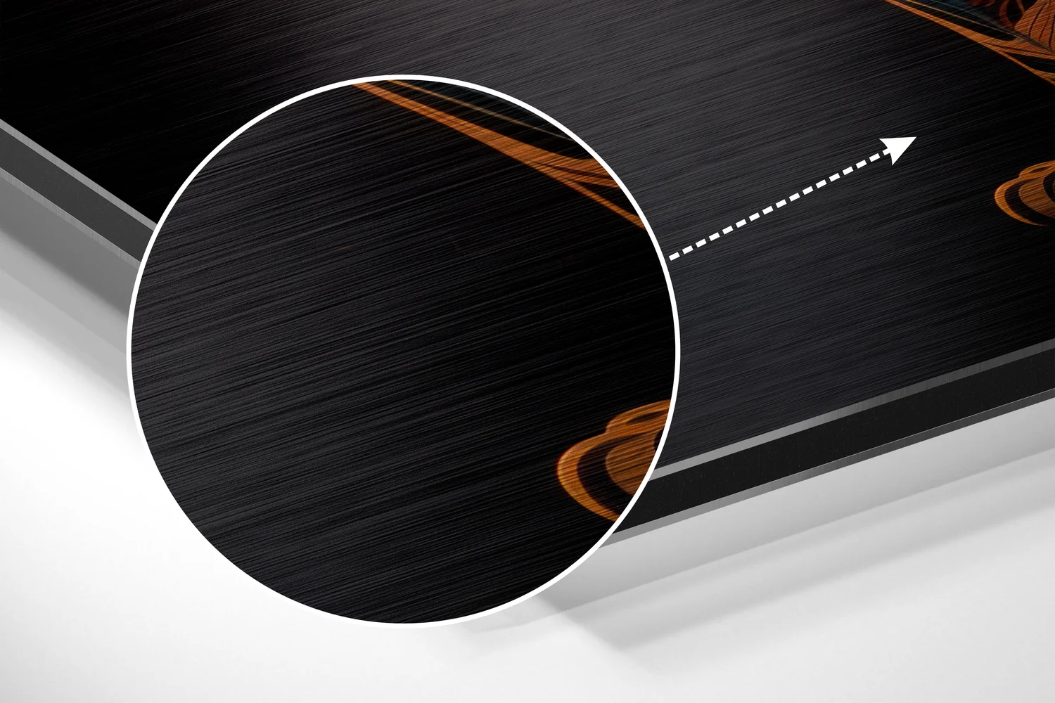 Lion Brushed Aluminum Dibond Wall Art - Image 3