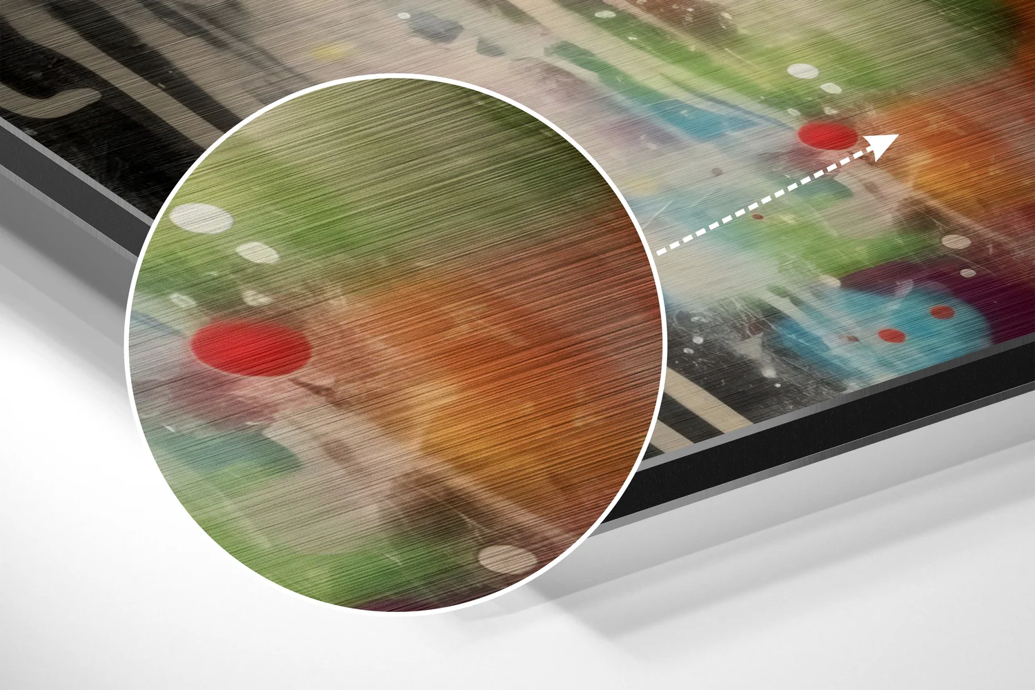 Woman Brushed Aluminum Dibond Wall Art - Image 3