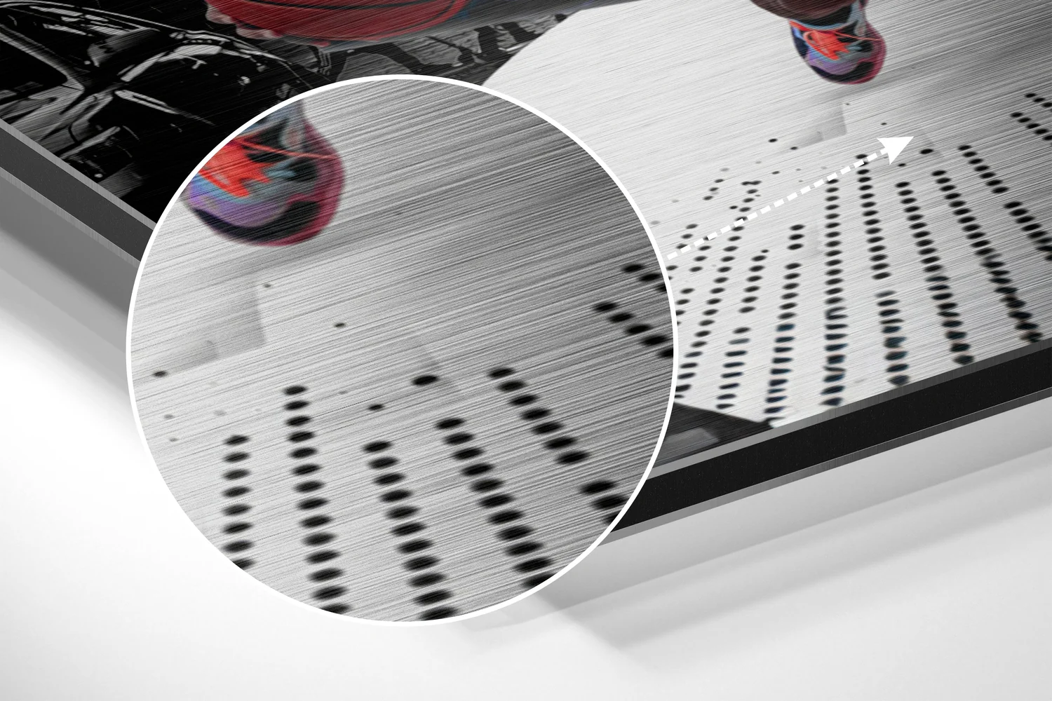 James Harden Brushed Aluminum Dibond Wall Art - Image 3