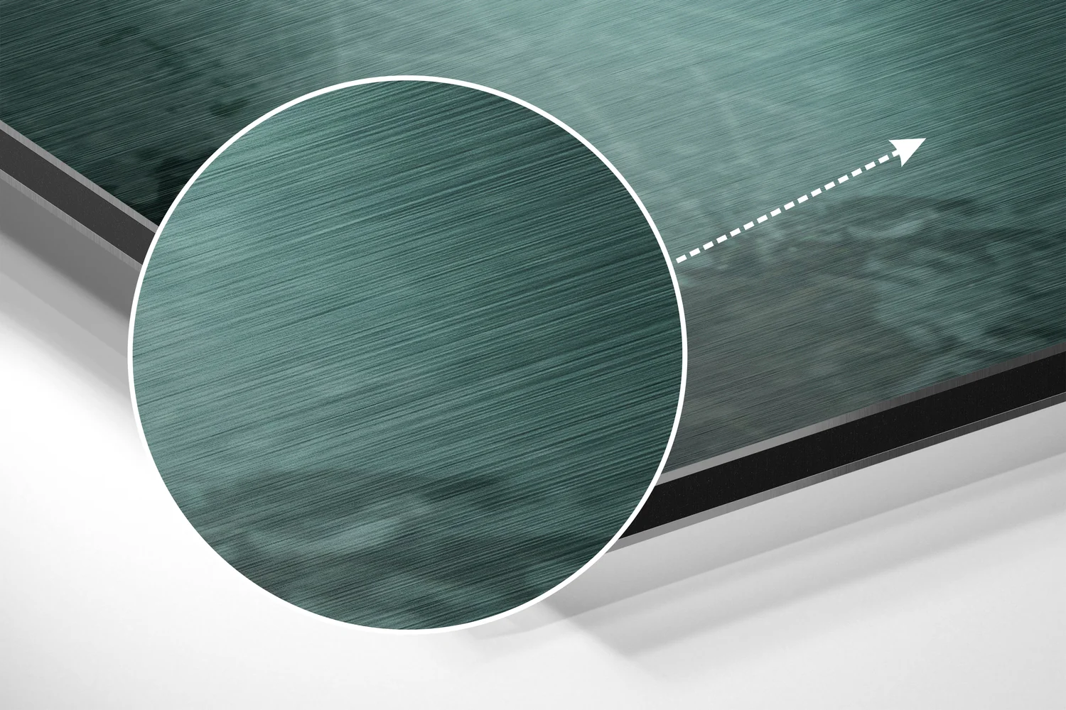 Happy Giraffe Brushed Aluminum Dibond Wall Art - Image 3