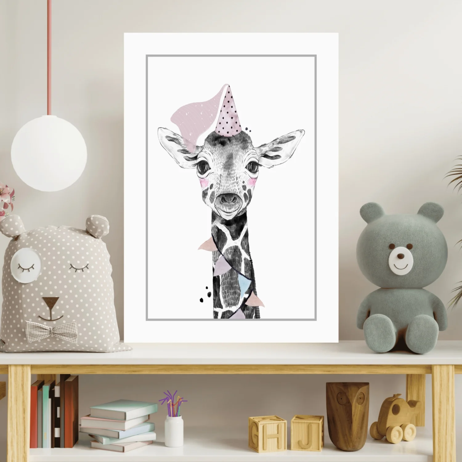 Giraffe Aluminum Print - Image 5