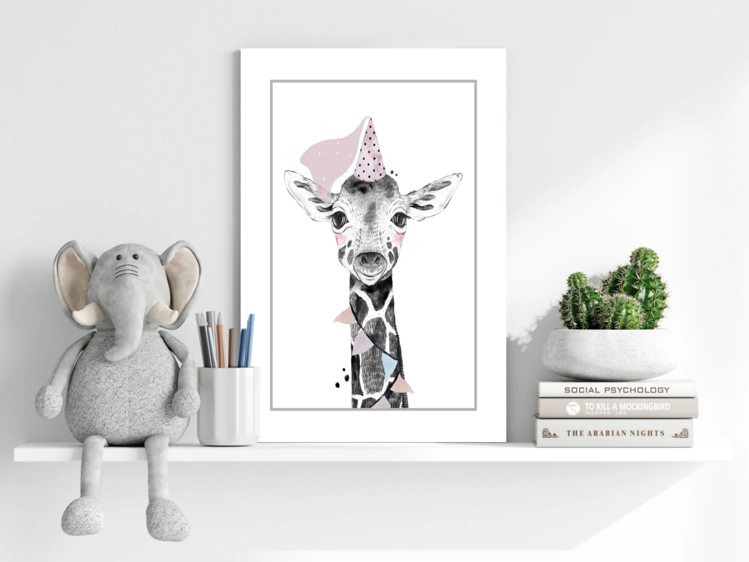 Giraffe Aluminum Print - Image 6