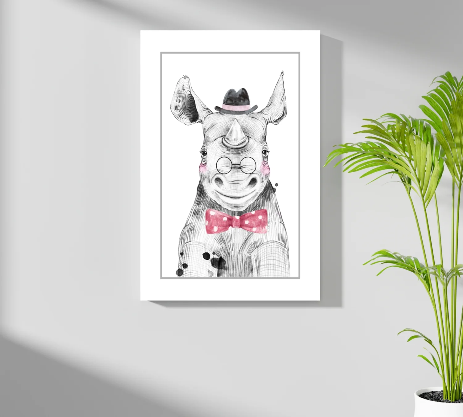 Mr Hippo Aluminum Print - Image 7