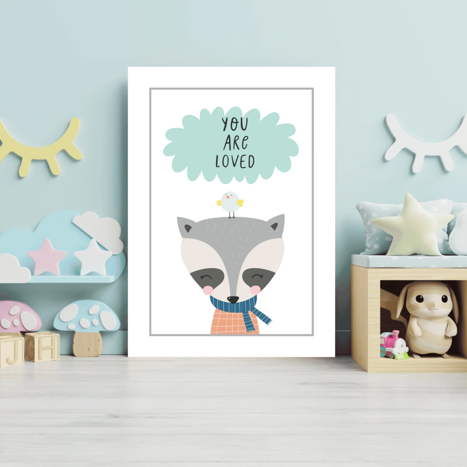 You Are Loved Aluminum Print - Image 3