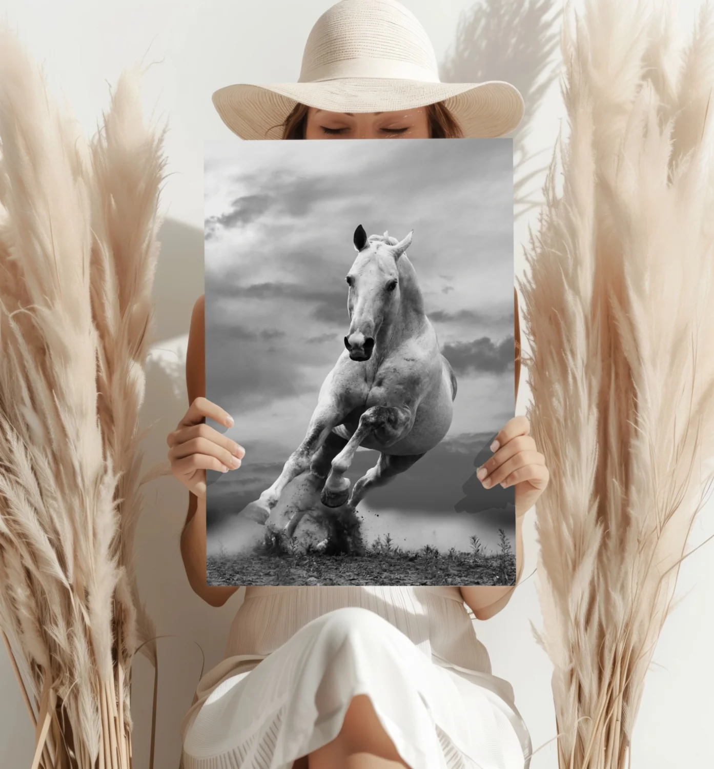 Running Horse Aluminum Print - Image 4