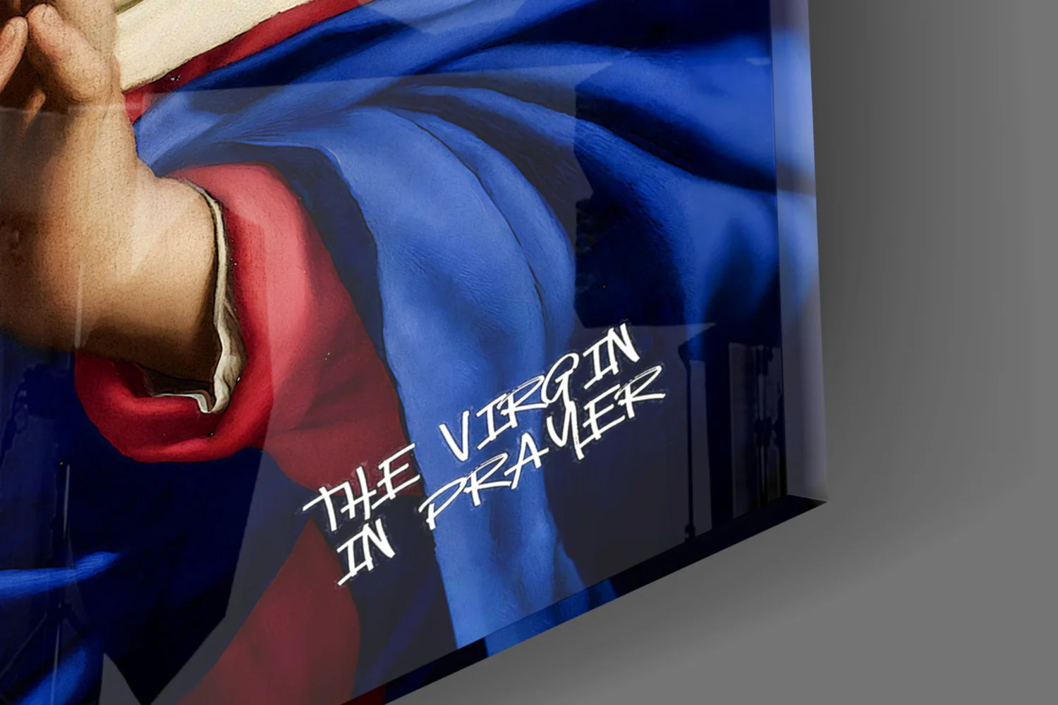 Contemporary Virgin Glass Wall Art || Designer Collection - Image 7