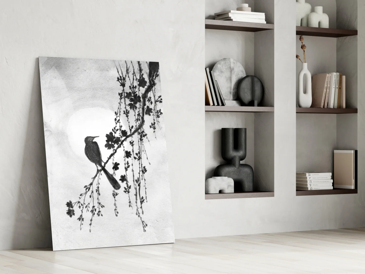 Bird on the Branch Glass Wall Art || Designer Collection - Image 6