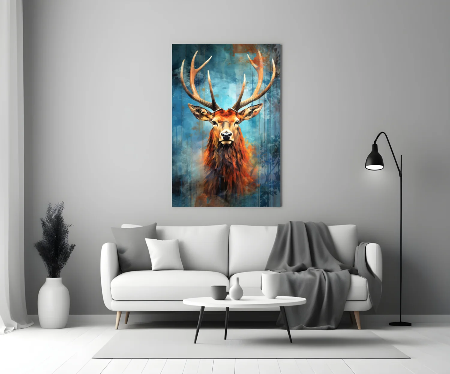Deer Glass Wall Art || Designer Collection - Image 3