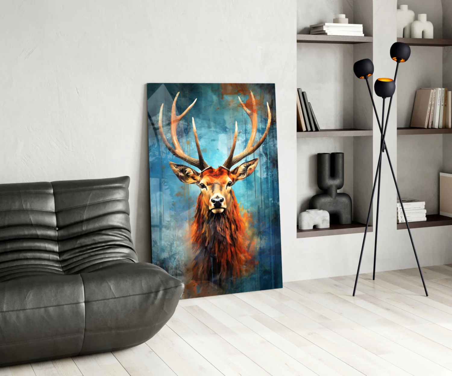 Deer Glass Wall Art || Designer Collection - Image 5