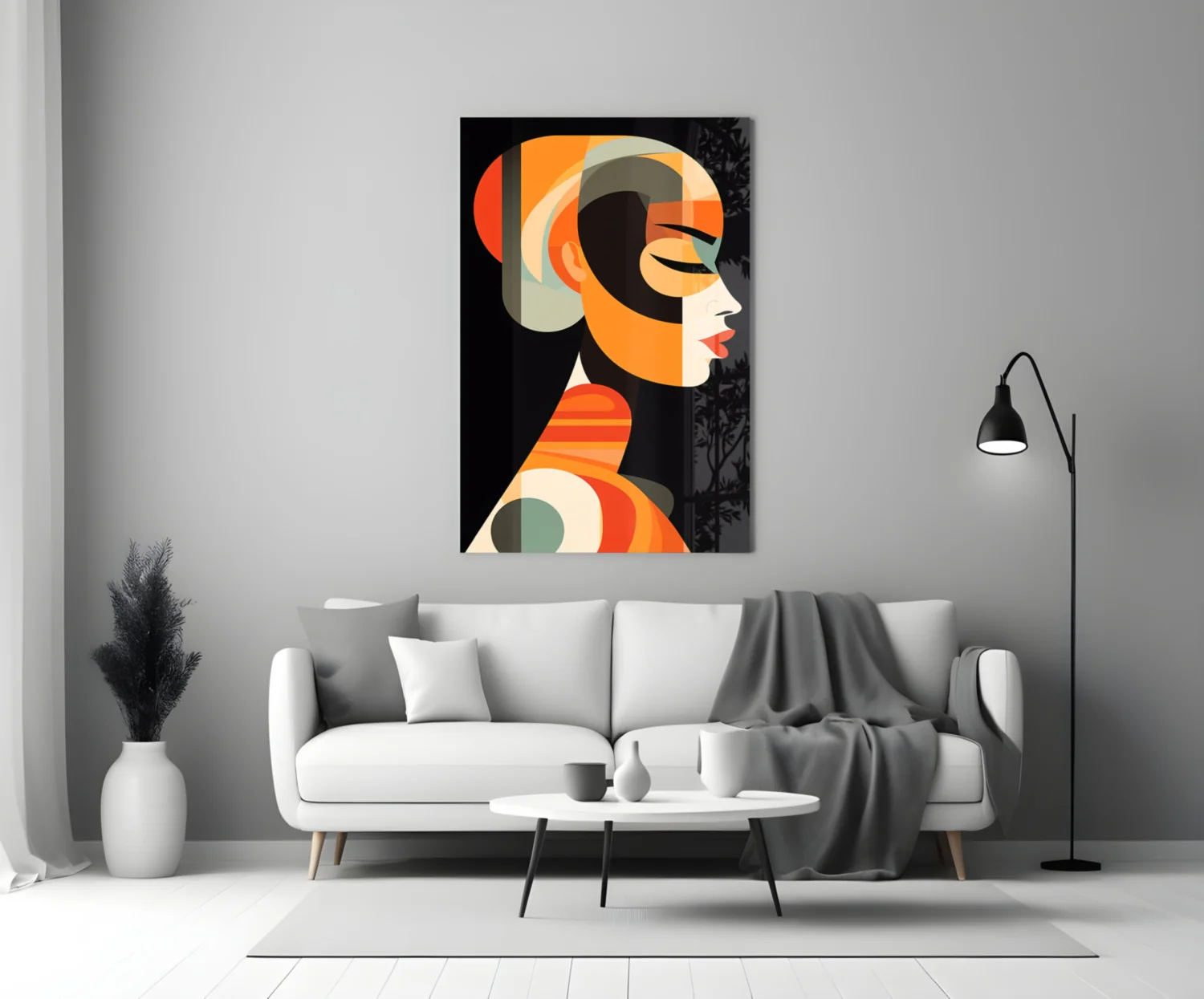 She Glass Wall Art || Designer Collection - Image 3