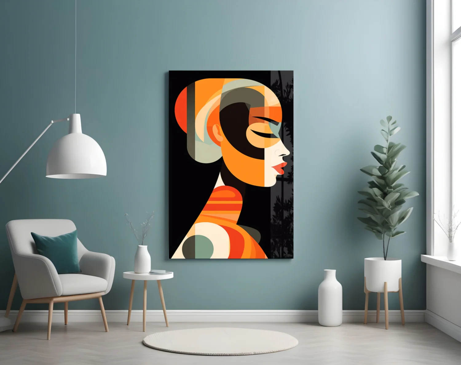 She Glass Wall Art || Designer Collection - Image 4