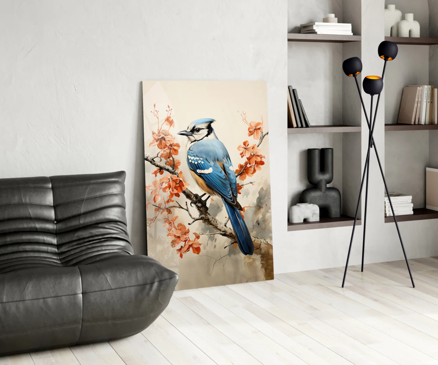 Bird on the Branch Glass Wall Art || Designer Collection - Image 5