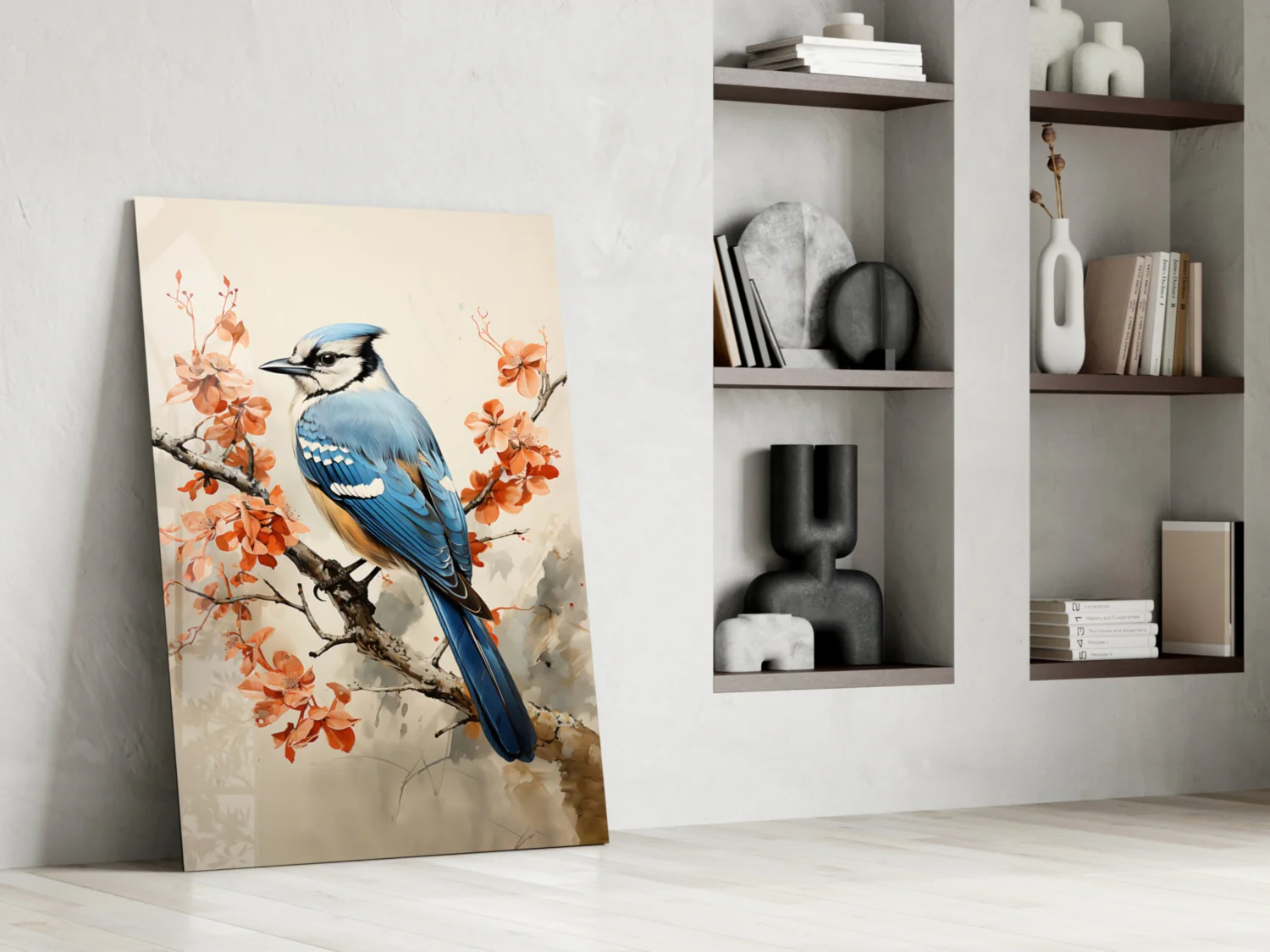 Bird on the Branch Glass Wall Art || Designer Collection - Image 6