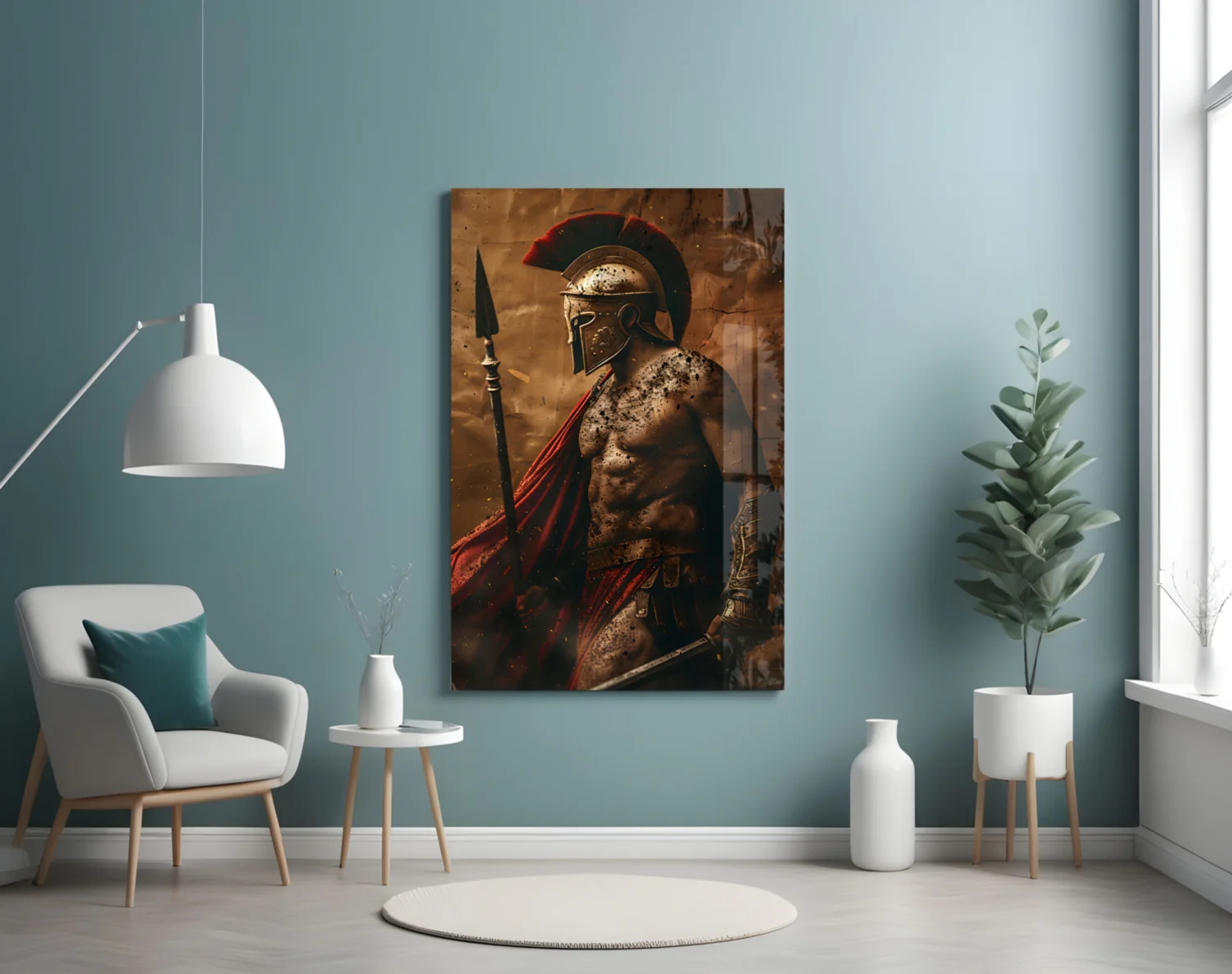 Gladiator Glass Wall Art || Designer Collection - Image 4