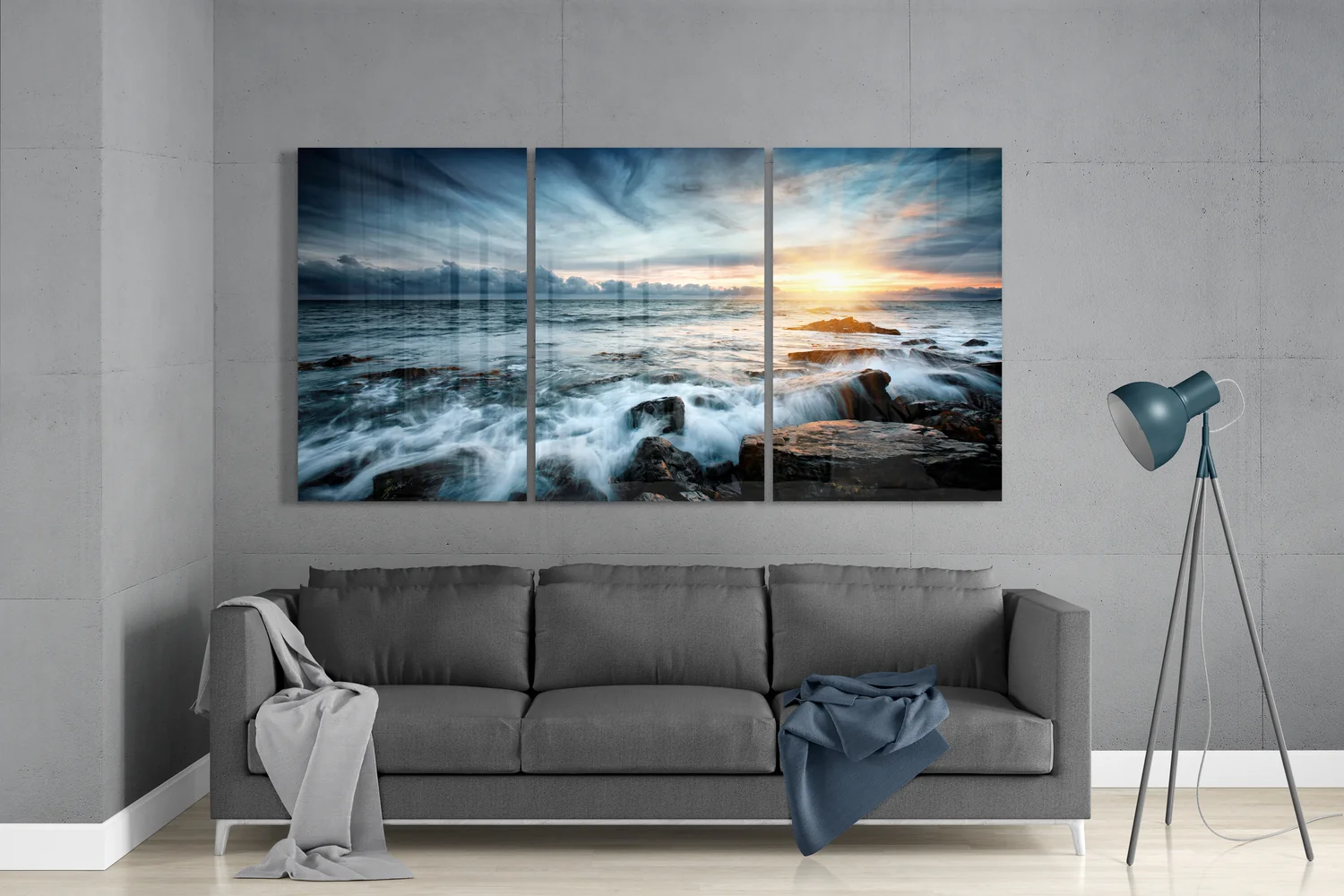 Sunset Mega Glass Wall Art - Image 3