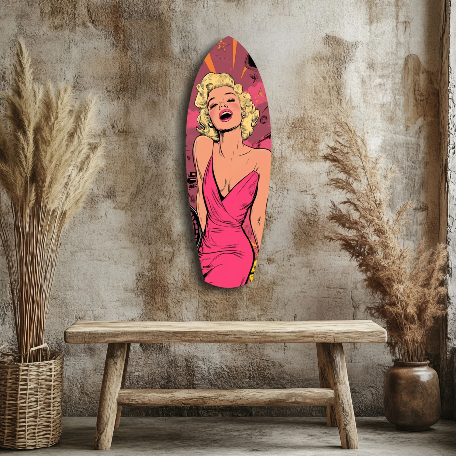 Marilyn Monroe V2 Glass Wall Art - Image 3