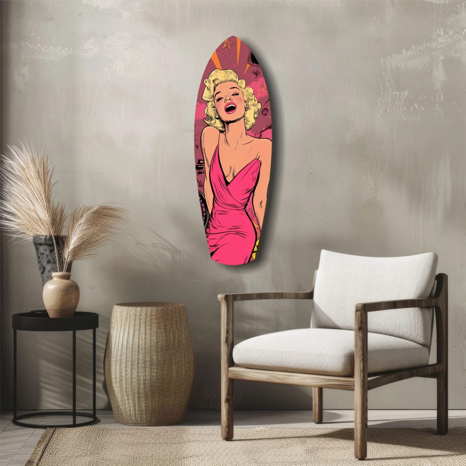 Marilyn Monroe V2 Glass Wall Art - Image 5