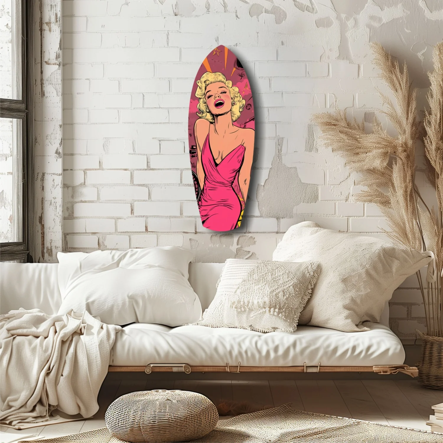 Marilyn Monroe V2 Glass Wall Art - Image 6