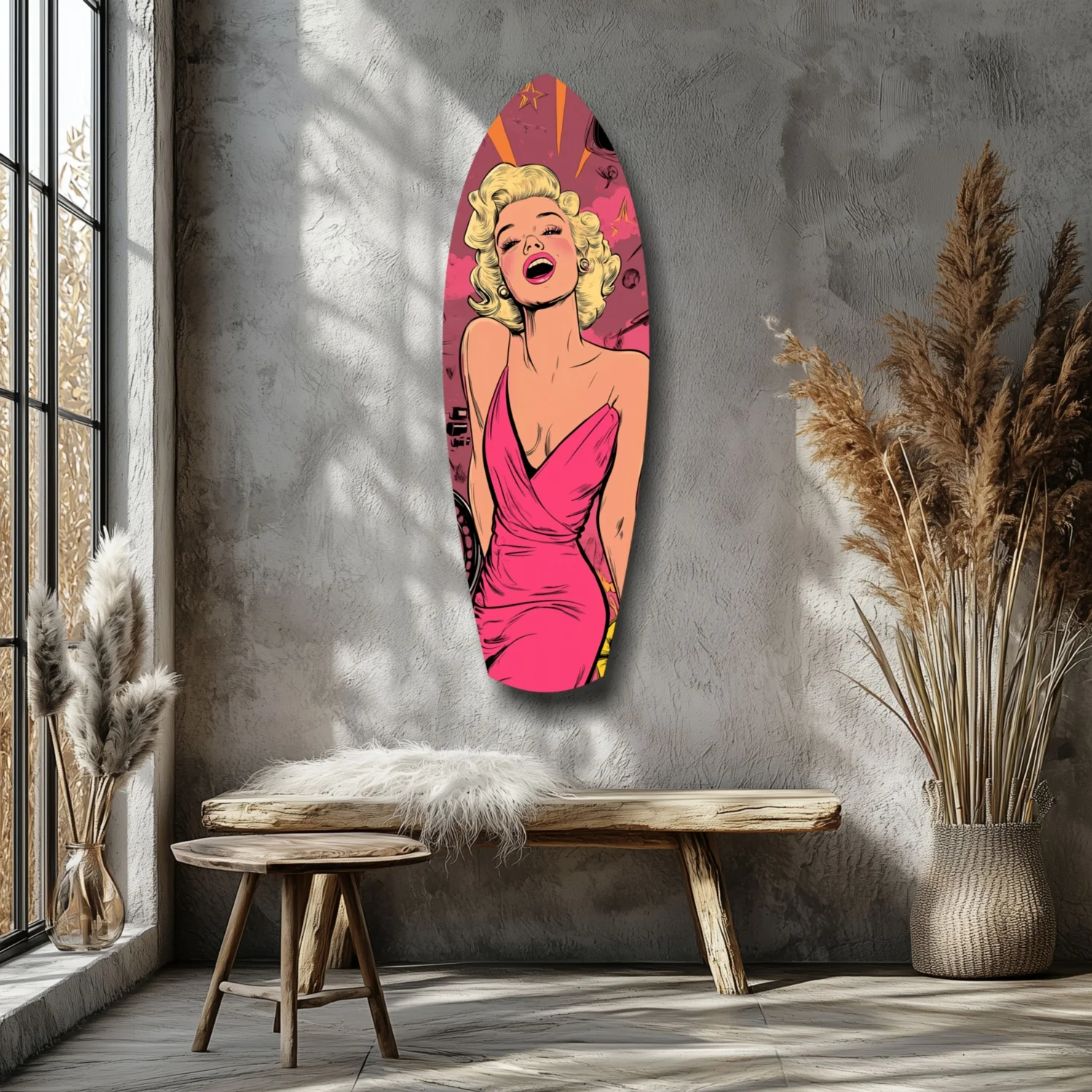 Marilyn Monroe V2 Glass Wall Art - Image 7