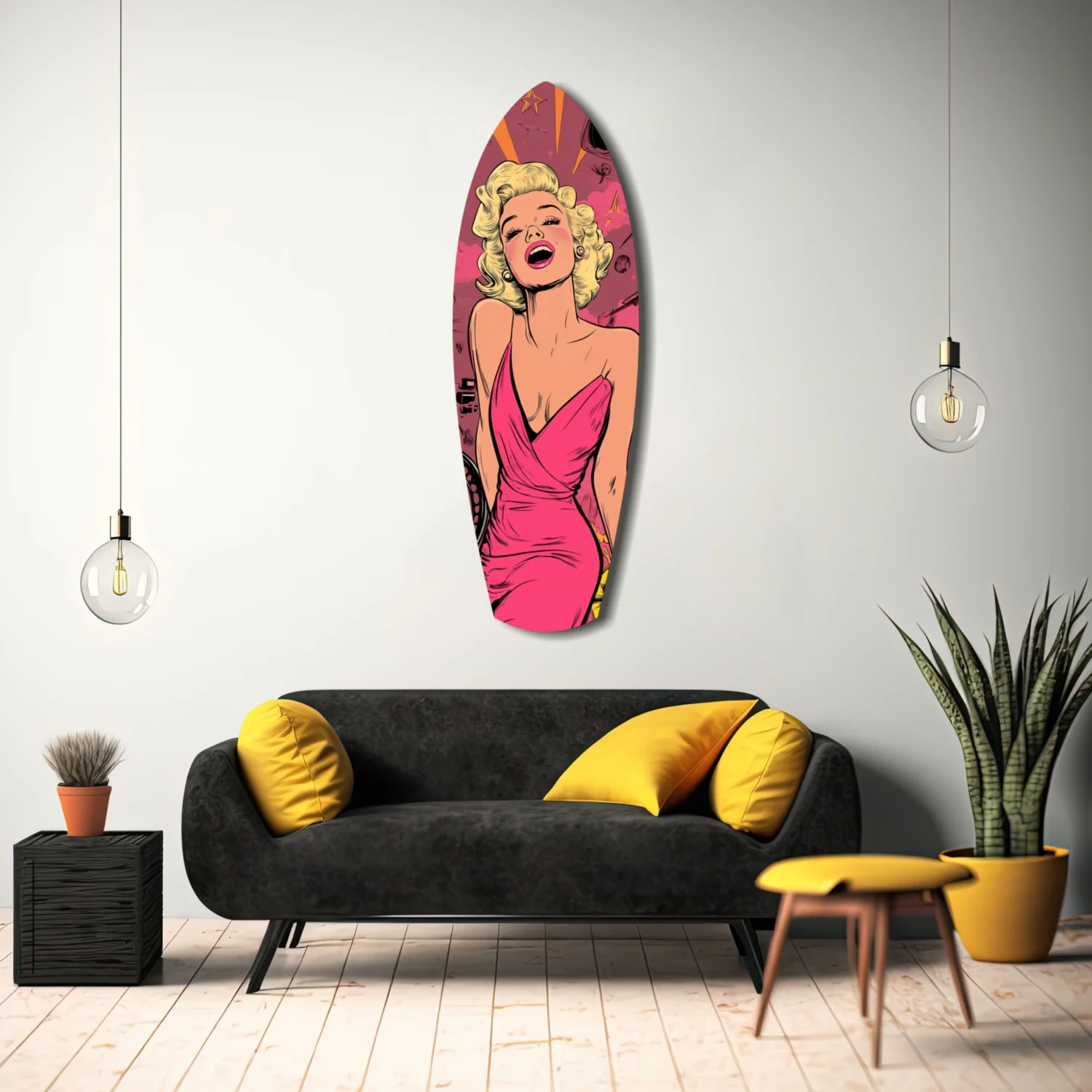 Marilyn Monroe V2 Glass Wall Art - Image 8