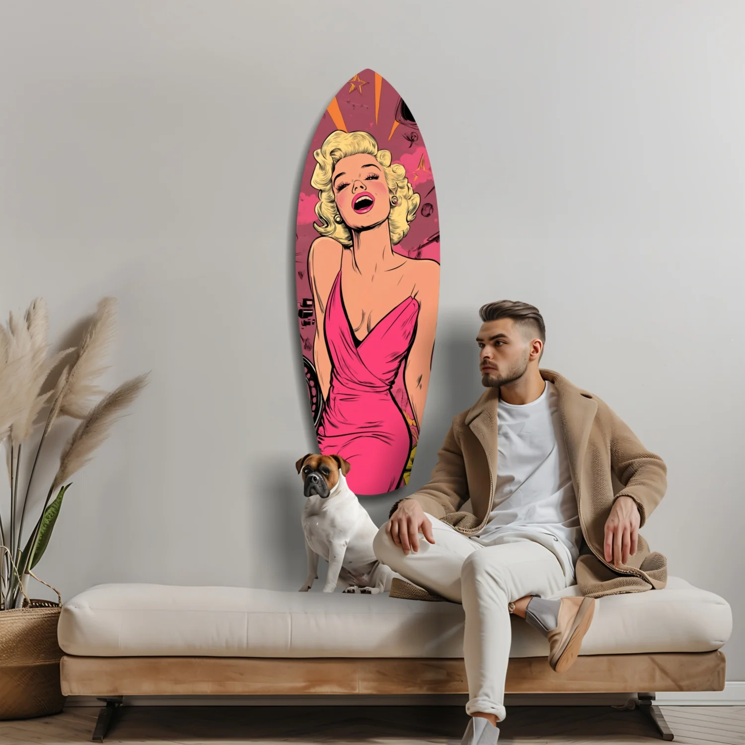 Marilyn Monroe V2 Glass Wall Art - Image 9