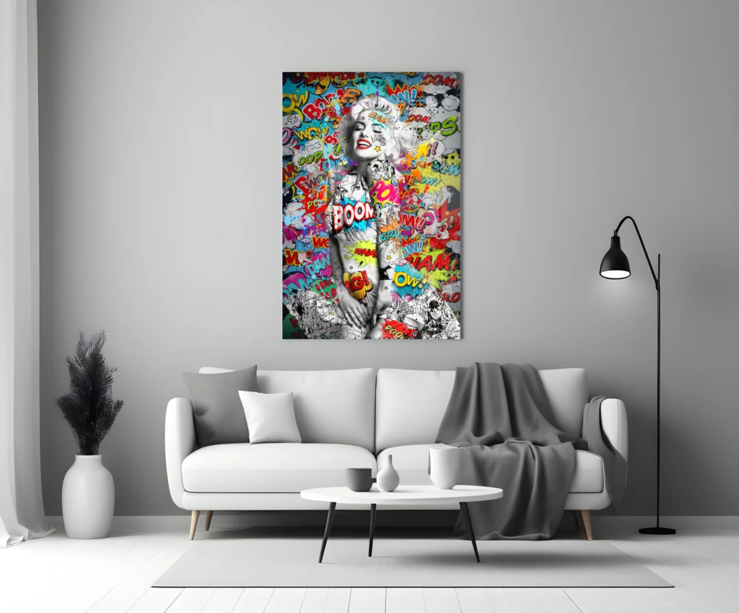 Graffiti Glass Wall Art - Image 3