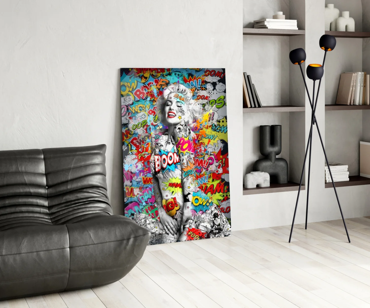 Graffiti Glass Wall Art - Image 5