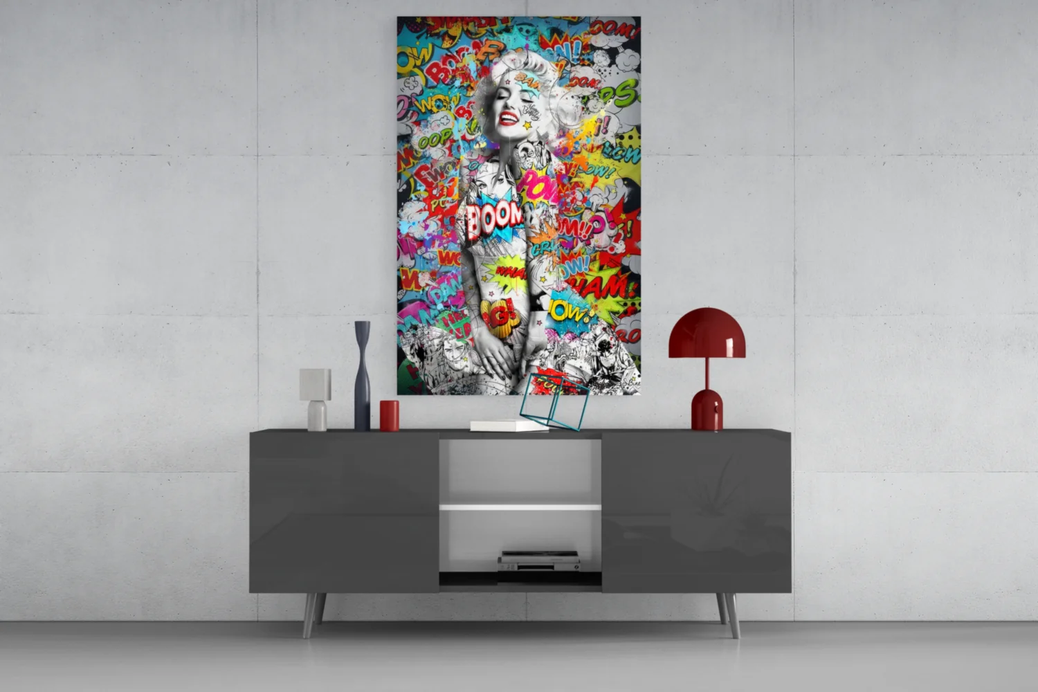 Graffiti Glass Wall Art - Image 8