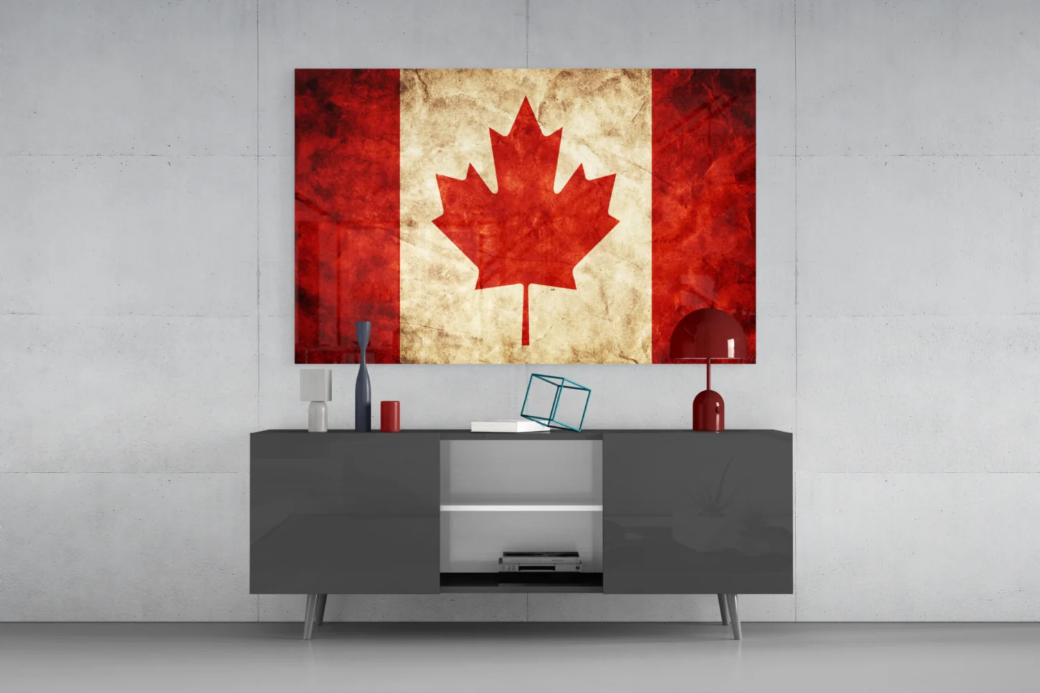 Flag of Canada Flag Glass Wall Art - Image 8