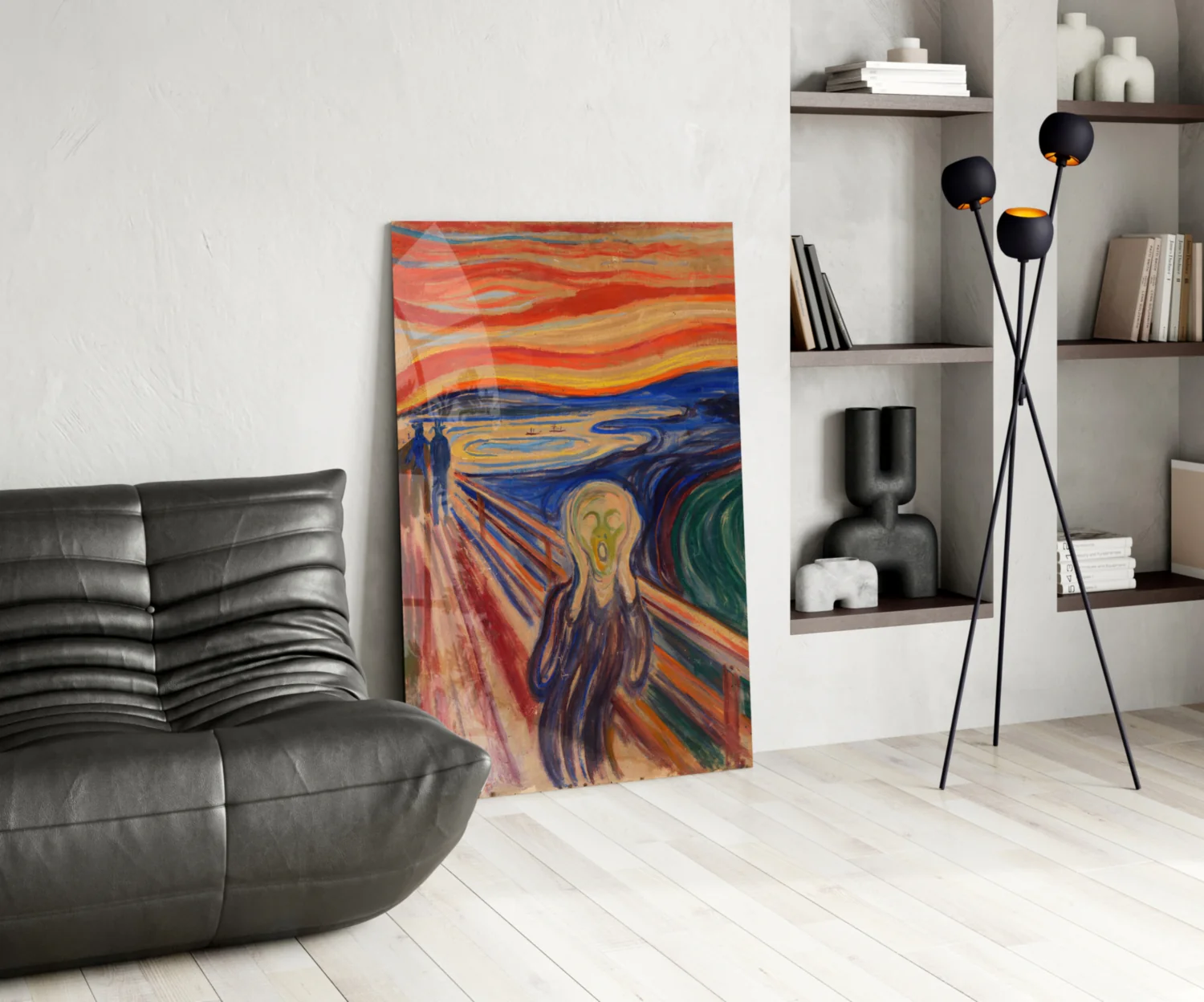 Scream" Glass Wall Art - Image 5