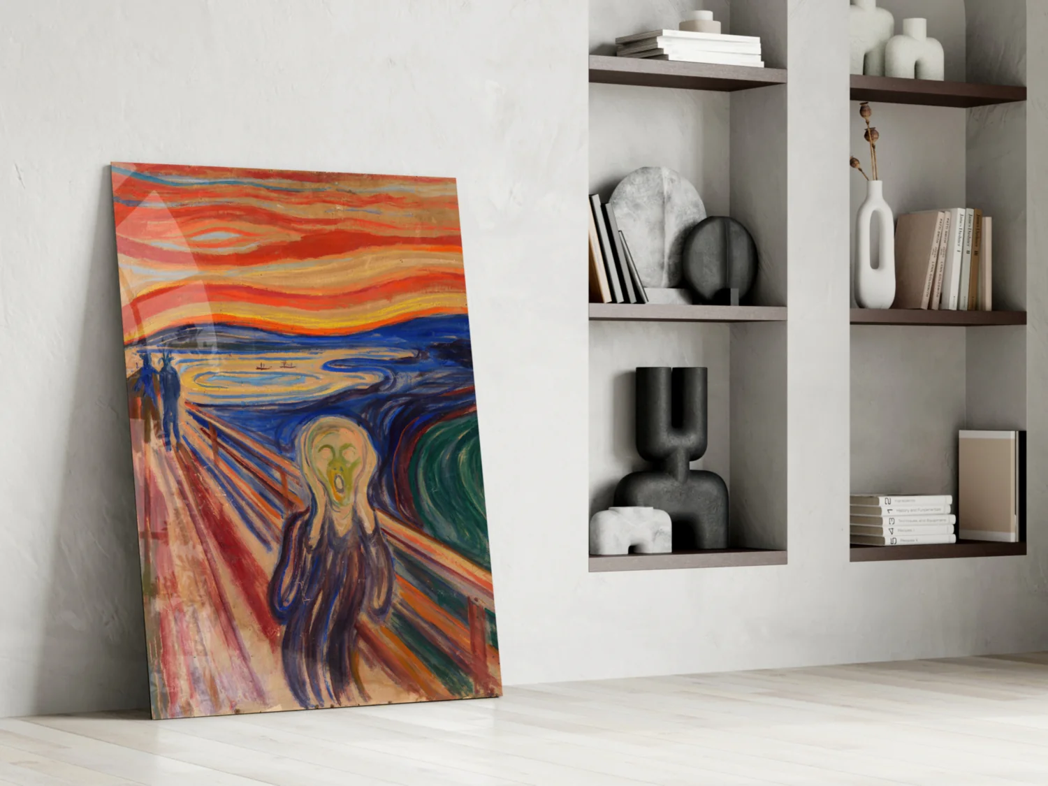 Scream" Glass Wall Art - Image 6