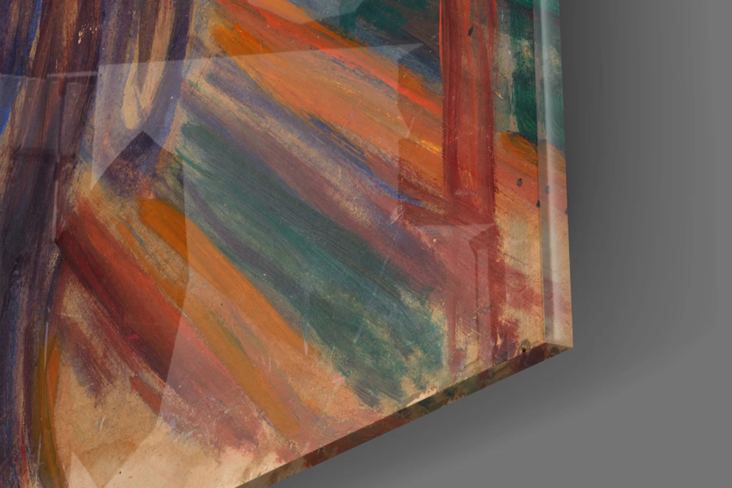 Scream" Glass Wall Art - Image 7