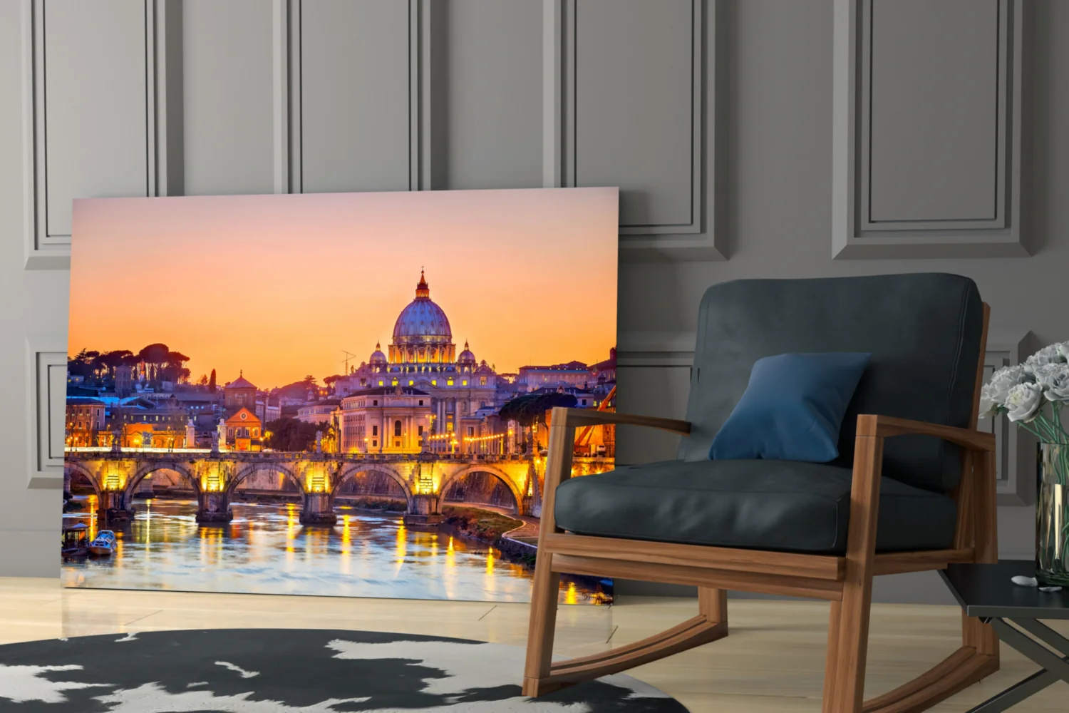 St, Peter's Basilica Glass Wall Art - Image 6