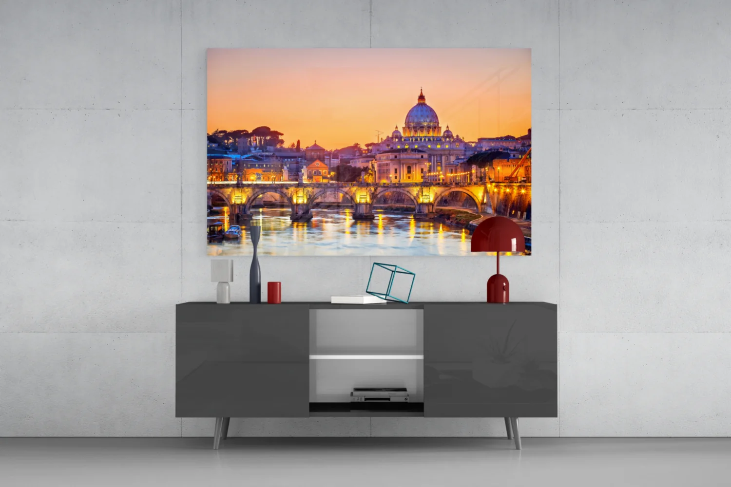 St, Peter's Basilica Glass Wall Art - Image 8