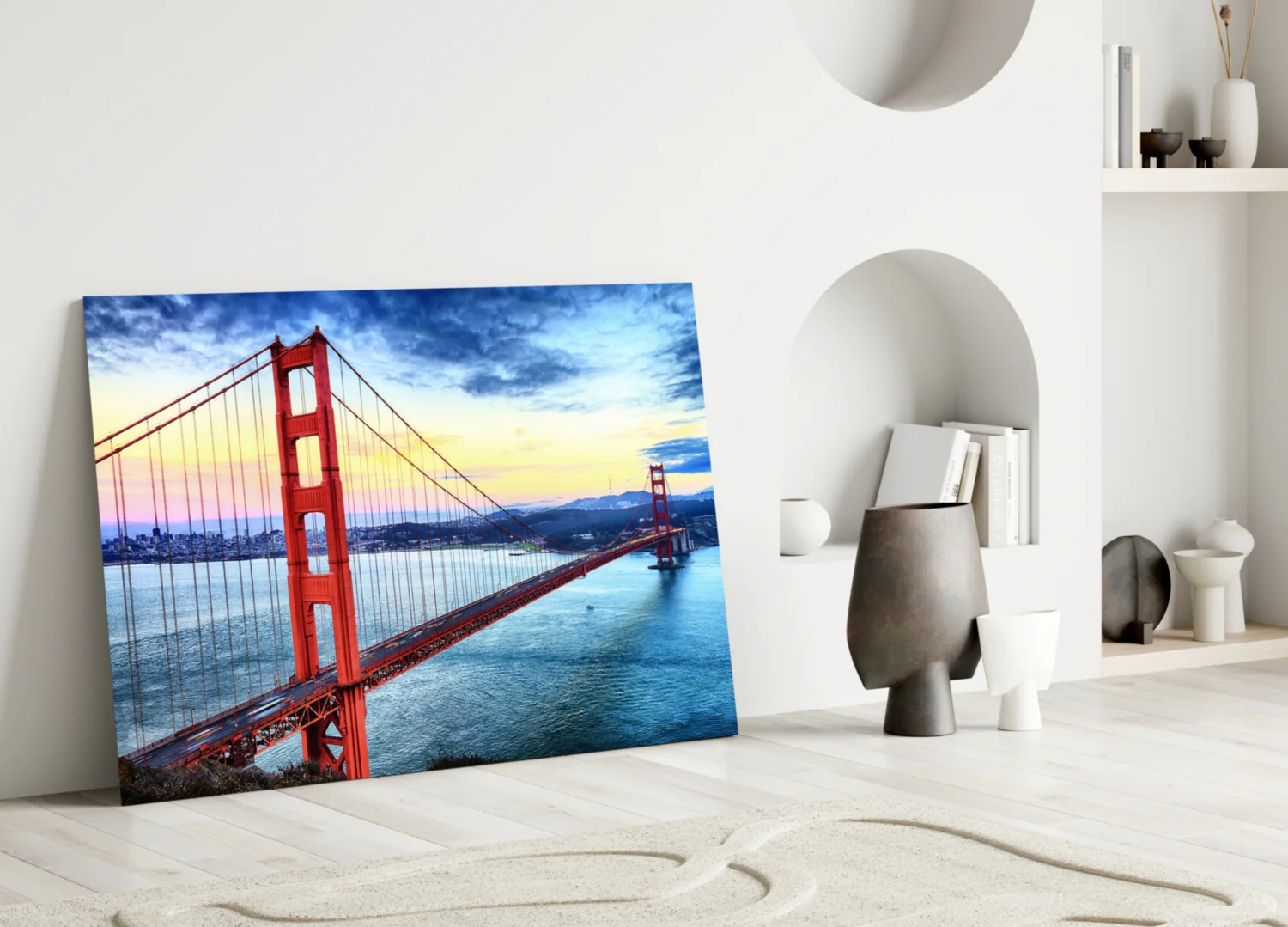 Golden Gate Bridge Glass Wall Art - Image 3