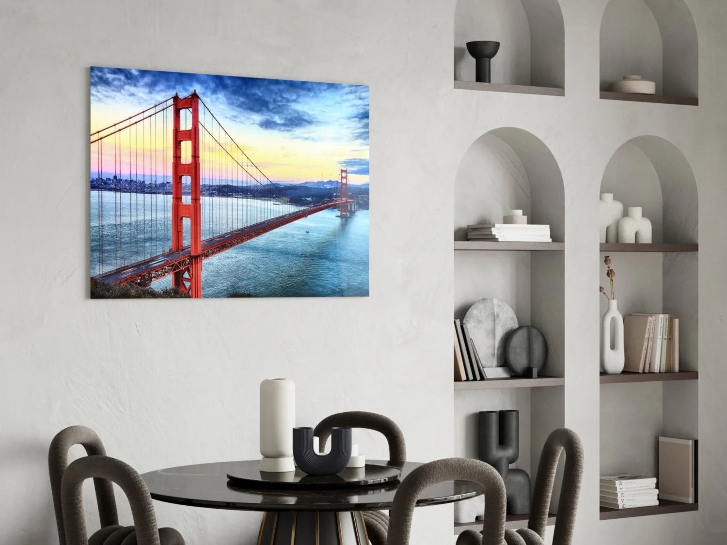 Golden Gate Bridge Glass Wall Art - Image 5