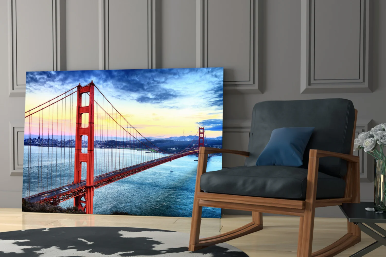 Golden Gate Bridge Glass Wall Art - Image 6
