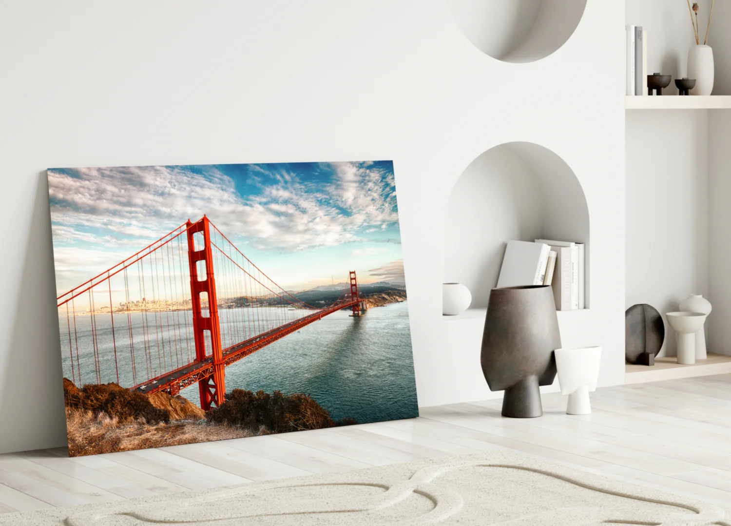Golden Gate Bridge Glass Wall Art - Image 3