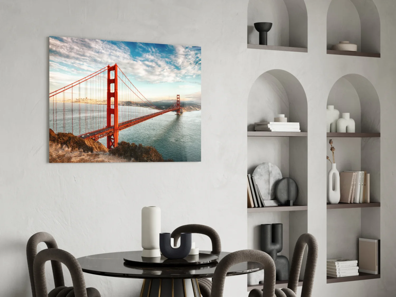 Golden Gate Bridge Glass Wall Art - Image 5