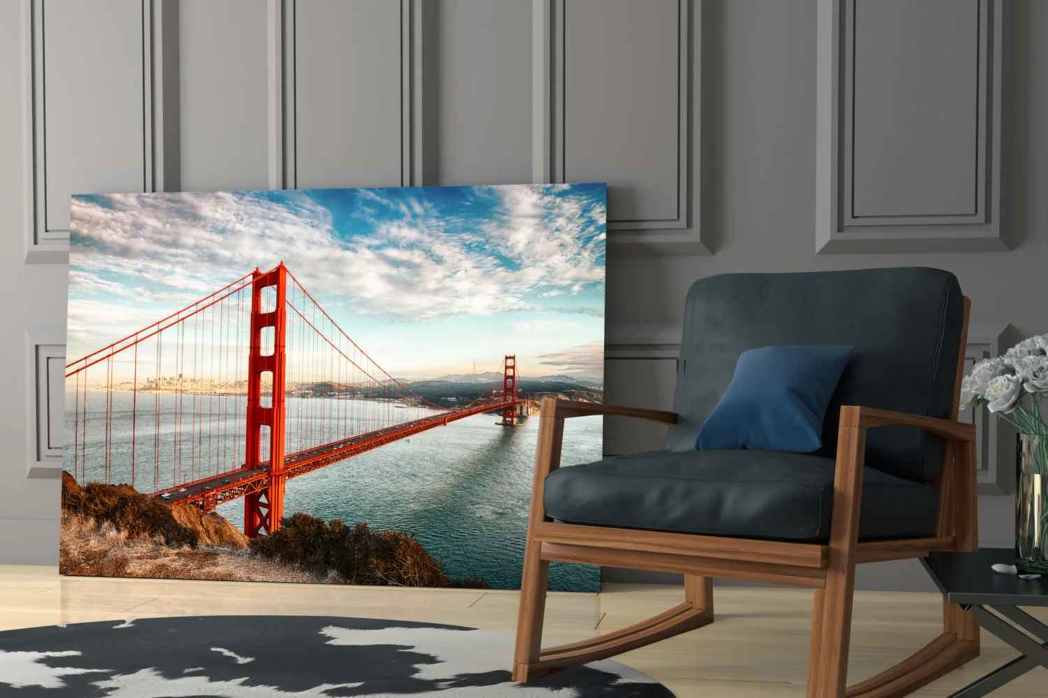 Golden Gate Bridge Glass Wall Art - Image 6