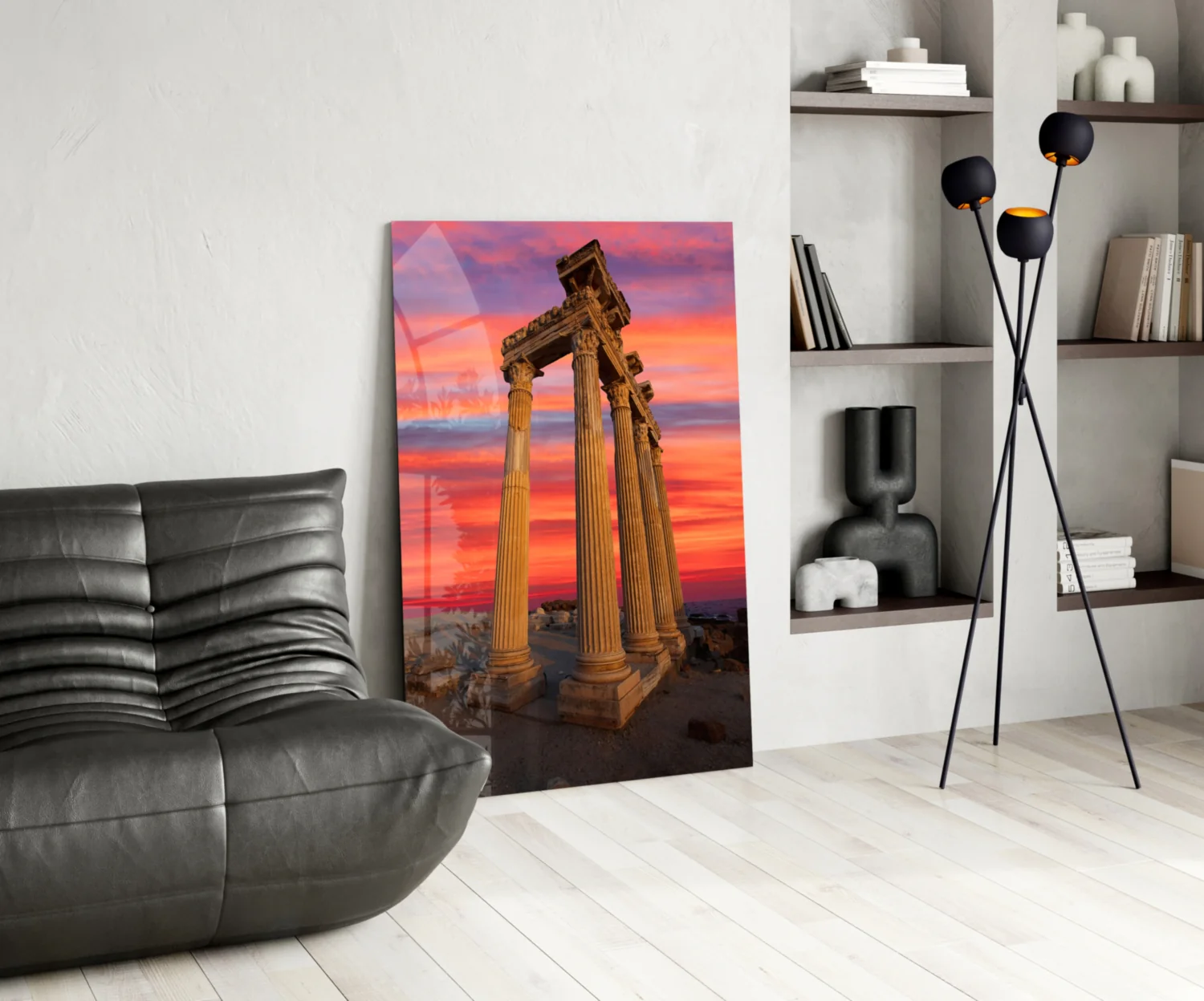 Temple of Apollo Glass Wall Art - Image 5