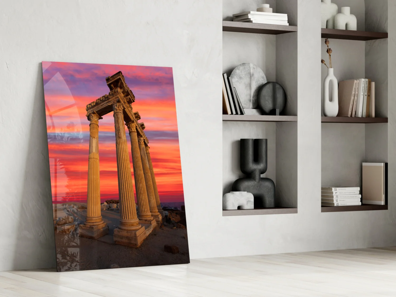 Temple of Apollo Glass Wall Art - Image 6