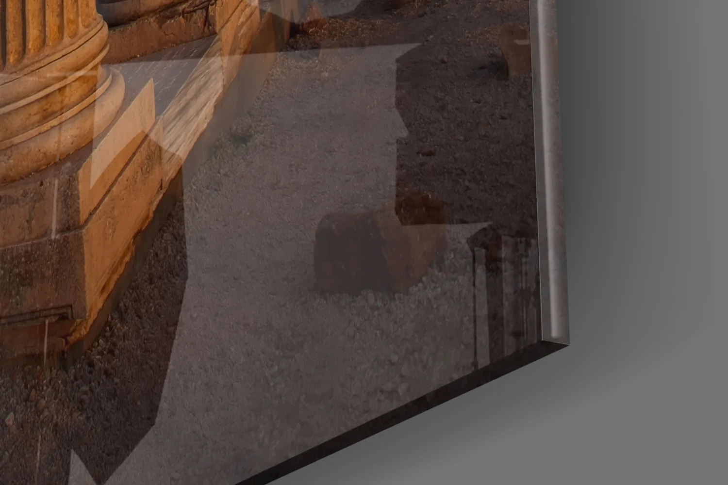 Temple of Apollo Glass Wall Art - Image 7