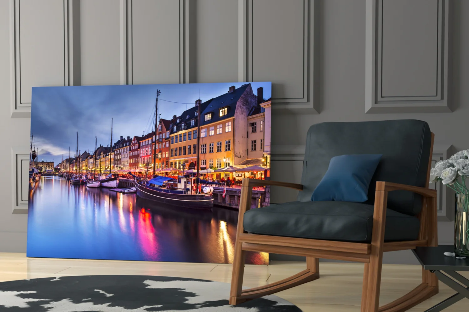 Nyhavn Glass Wall Art - Image 6