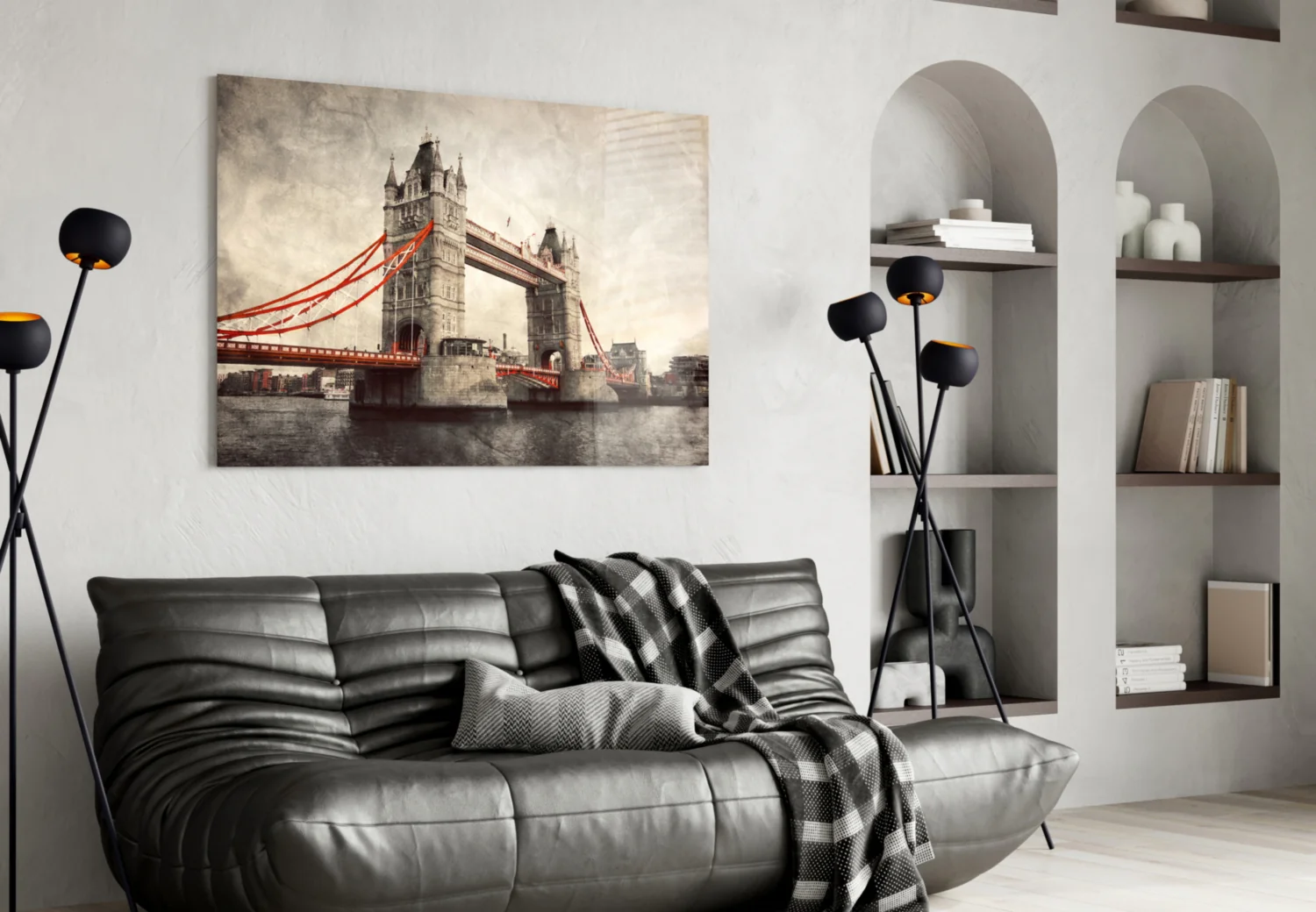 Tower Bridge Glass Wall Art - Image 4