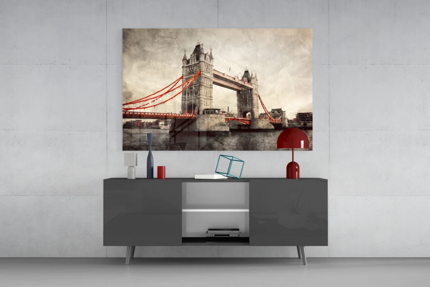 Tower Bridge Glass Wall Art - Image 8