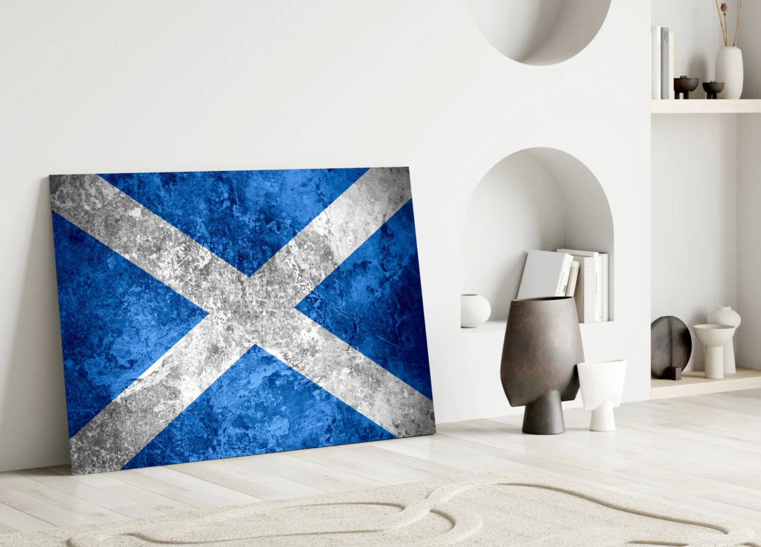 Flag of Scotland Glass Wall Art - Image 3