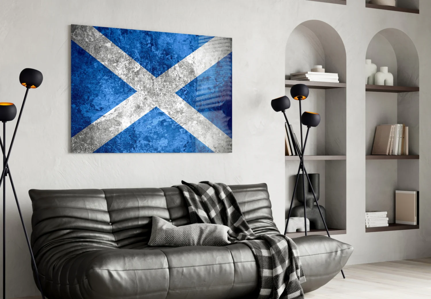 Flag of Scotland Glass Wall Art - Image 4